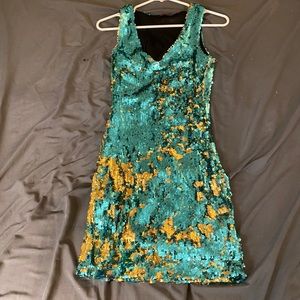 Stretchy Sequin Bodycon Dress